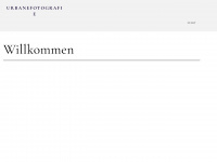 urbanefotografie.de Webseite Vorschau