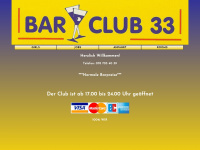 barclub33.ch Webseite Vorschau