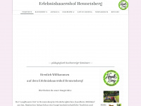 erlebnisbauernhof-hennetsberg.de Webseite Vorschau