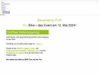 pur.bike Webseite Vorschau