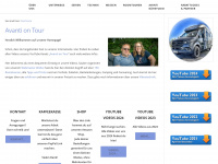 avantiontour.com Webseite Vorschau