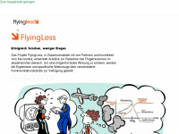 flyingless.de Webseite Vorschau