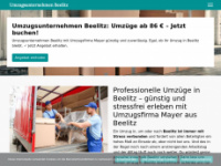 umzugsfirma-meyer.de Webseite Vorschau