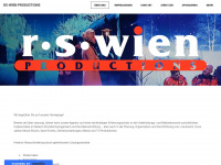 rswproductions.weebly.com Webseite Vorschau