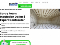 sprayfoaminsulationdallasco.com Webseite Vorschau