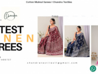 cottonmulmulsarees.com Webseite Vorschau