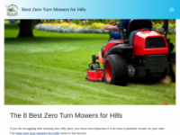 bestzeroturnmowerforhills.com Webseite Vorschau