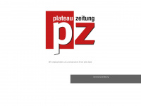 plateauzeitung.at Webseite Vorschau