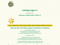 lessing-loge.de Webseite Vorschau