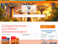 madagaskarreise.de Webseite Vorschau