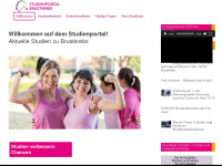 studienportal-brustkrebs.de Webseite Vorschau