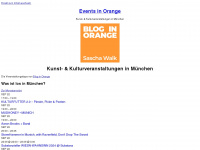 events-in-orange.de Webseite Vorschau