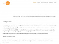 kiezquartier.de Webseite Vorschau