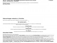 autoverkaufen-giessen.de Webseite Vorschau