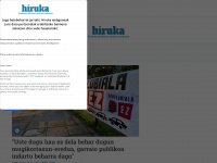 hiruka.eus Webseite Vorschau