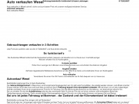 autoverkaufen-wesel.de Webseite Vorschau