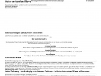 autoverkaufen-kleve.de Webseite Vorschau