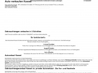 autoverkaufenkassel.de Webseite Vorschau