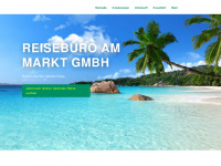 am-markt-reisebuero.de Webseite Vorschau