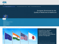 edqm.eu Webseite Vorschau