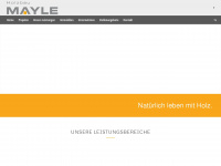 holzbau-mayle.de Webseite Vorschau