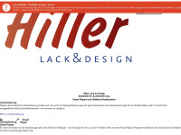 hiller-design.de Webseite Vorschau