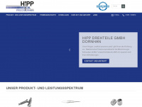 hipp-drehteile.de Webseite Vorschau
