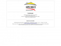 hirschbeck.com Webseite Vorschau