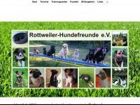 rottweiler-hundefreunde.de Webseite Vorschau