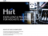 hirt-zerspanungstechnik.de Webseite Vorschau