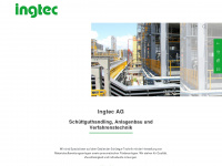 ingtec.ch Webseite Vorschau