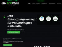 ecorhino.de Webseite Vorschau