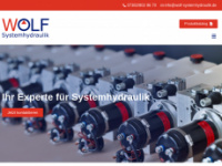 wolf-systemhydraulik.de Webseite Vorschau