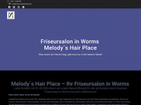 friseur-melody-worms.de Webseite Vorschau