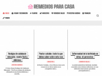 remediosparacasa.com Webseite Vorschau