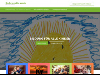 kinderprojekte-verein.de Webseite Vorschau