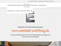 edelstahl-schriftzug.de Webseite Vorschau