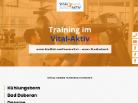 vitalaktiv.fit Webseite Vorschau