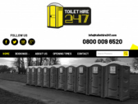 toilethire247.com Webseite Vorschau