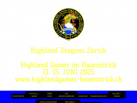 highlanddragonszuerich.com Webseite Vorschau