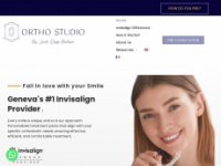 orthostudiogeneva.com Webseite Vorschau