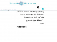 francineackermann.ch Webseite Vorschau