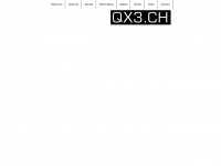 qx3.ch Webseite Vorschau