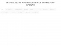 kirche-bohnsdorf-gruenau.de Webseite Vorschau