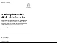 flyingpenny-hundephysio.de Webseite Vorschau