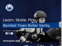 bembel-town-rollerderby.de Webseite Vorschau