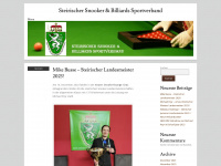 snookerverband-steiermark.at Webseite Vorschau