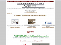 unterwurzacher-schuhe.at Webseite Vorschau