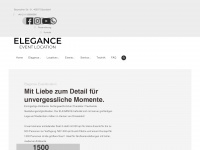 elegance-eventlocation.de Webseite Vorschau