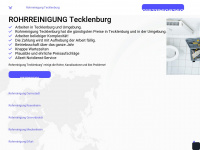 rohrreinigung-tecklenburg-pro.de Webseite Vorschau